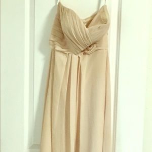Sweetheart, strapless, a-line, floor length dress